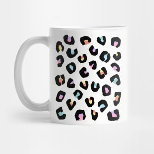 Rainbow Leopard Print Spots Mug